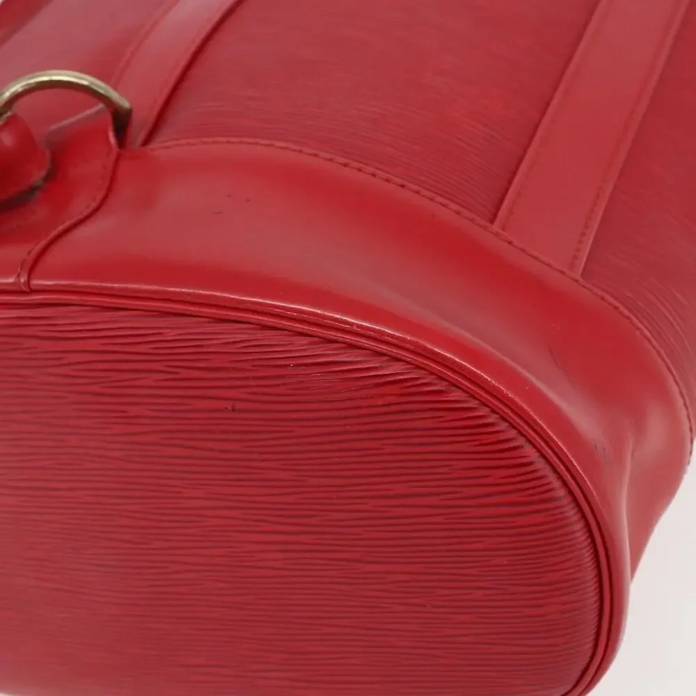 Louis Vuitton Epi Randonnee PM Shoulder Bag Red